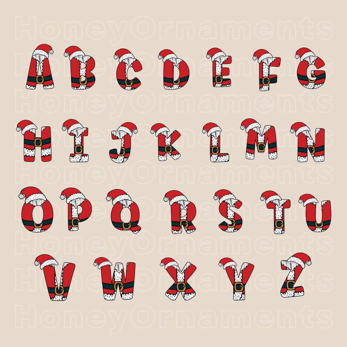 Personalized Initial Ornament Family Name Ornament Monogram Christmas Ornament Letter Name Ornament Custom Name Ornament Alphabet Keepsake