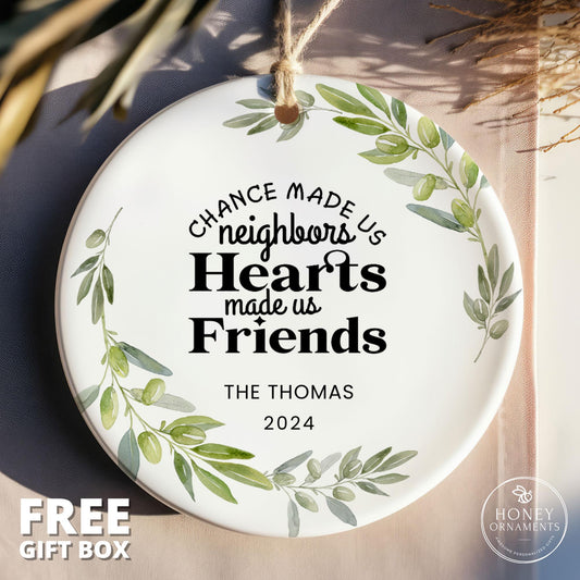 Neighbor Christmas Ornament Custom Neighbor Thank You Gift Personalized Neighbor Ornament  Gifts for Next Door Neighbors for Christmas