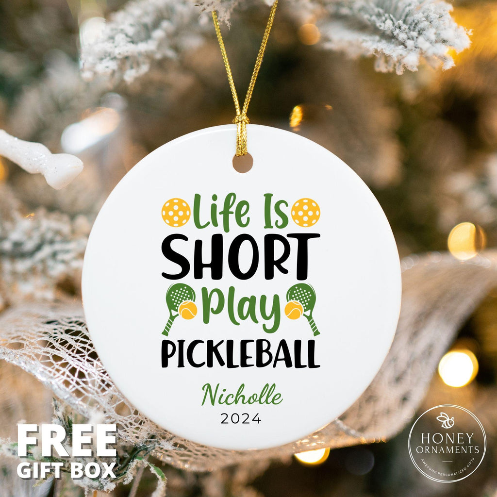 Pickle Ball Ornament - Pickleball Gift for Her - photo 3