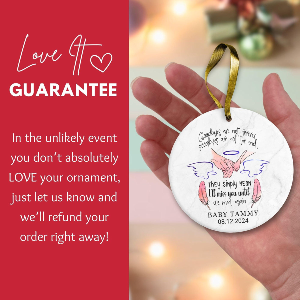 Miscarriage Ornament - Loss of Baby Ornament - photo 3