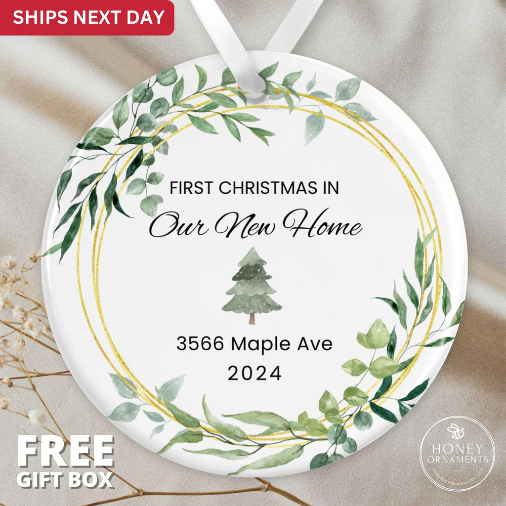 Personalized New Home Ornament - Address