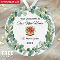 Personalized Ceramic New Home Ornament