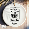 Just One More Chapter Ceramic Book Ornament