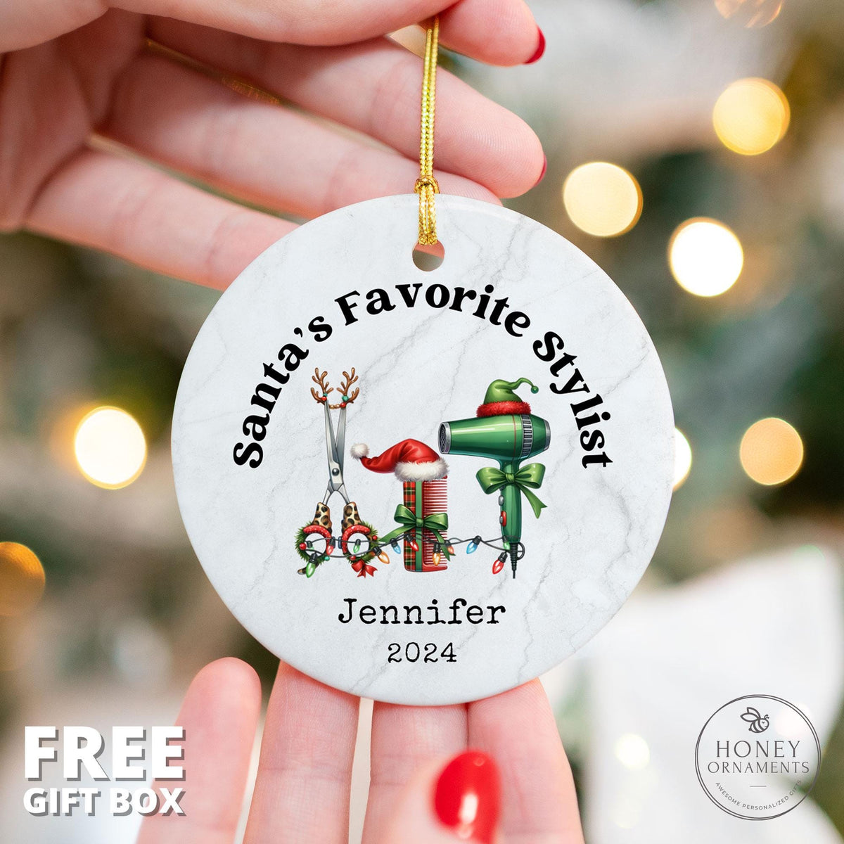 Hairstylist Ornament - Hairdresser Gift - photo 2