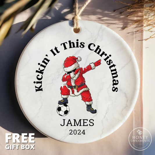 Soccer Ornament, Soccer Player Gift, Soccer Coach Gift, Soccer Christmas Gift, Soccer Girl Gift, Soccer Lover Gift, Custom Soccer Team Gift