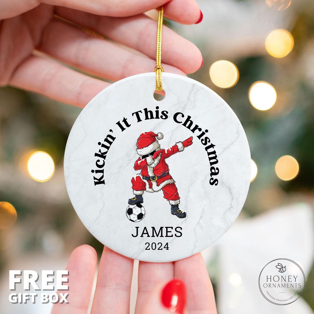 Soccer Ornament - Soccer Player Gift - photo 2