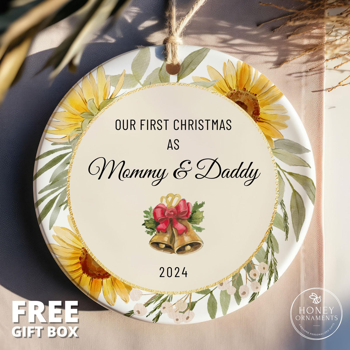 New Parent Ornament Custom Gift for New Parents