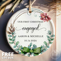 Personalized Engagement Ornament - Couple