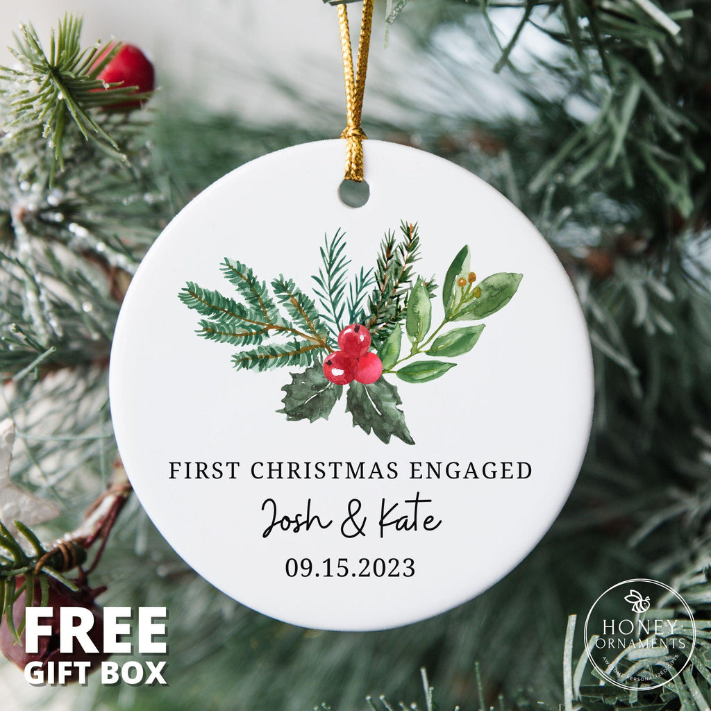Our First Christmas Engaged Ornament - photo 7
