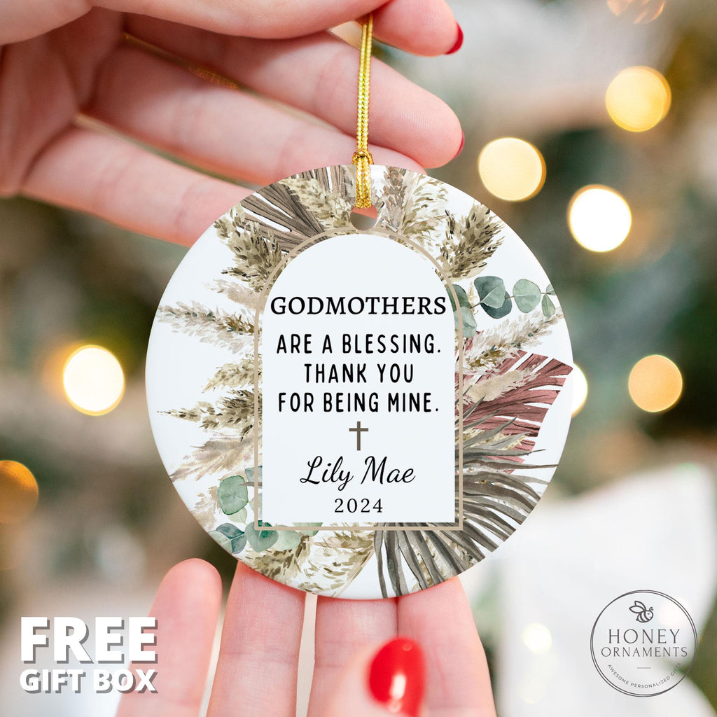 Godmother Ornament Gift - Godparents Keepsake Gift - photo 2
