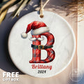 Letter Name Ornament - 2026 Family Ornament
