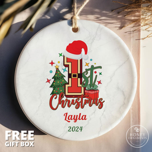Baby's First Christmas Ornament 2026, Personalized Babys First Christmas Ornament 2026, Babys First Christmas Ornament Personalized 2026