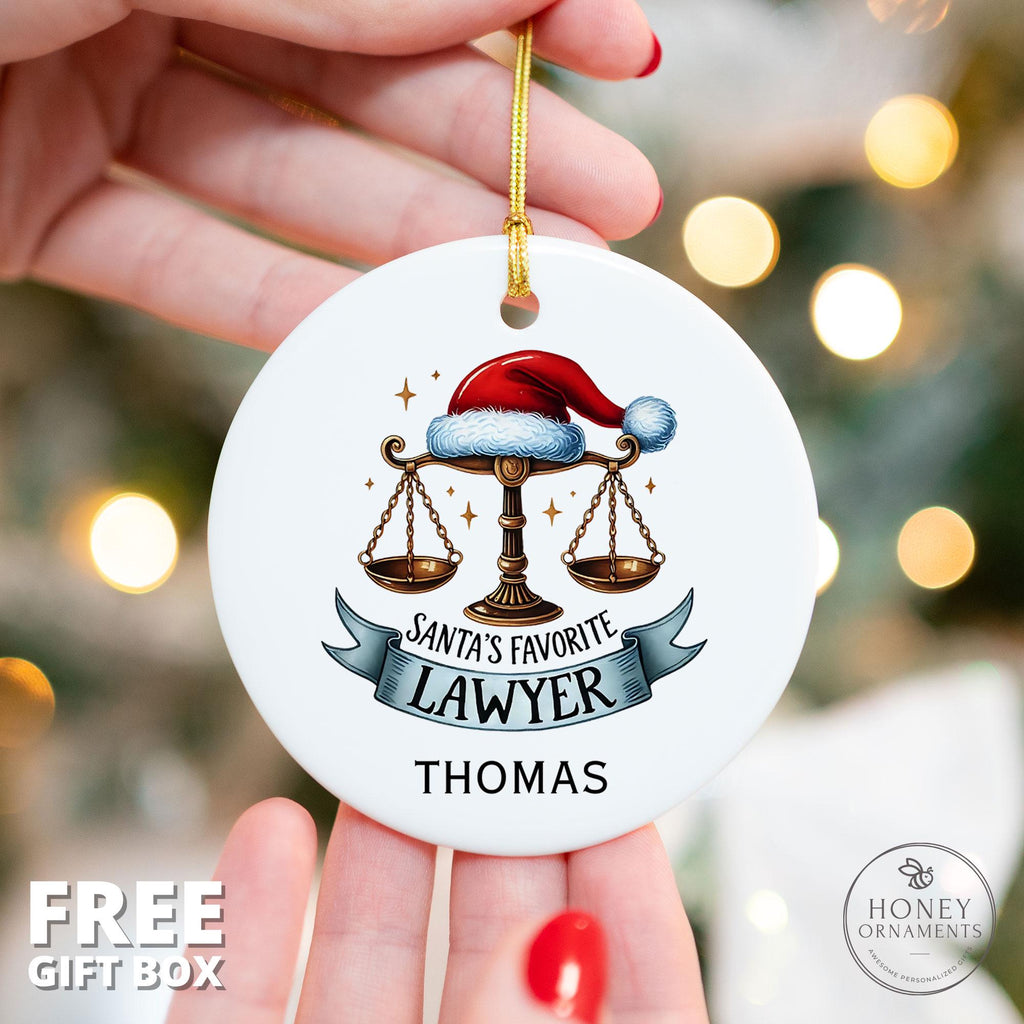 Santa's Favorite Lawyer Ornament - photo 2