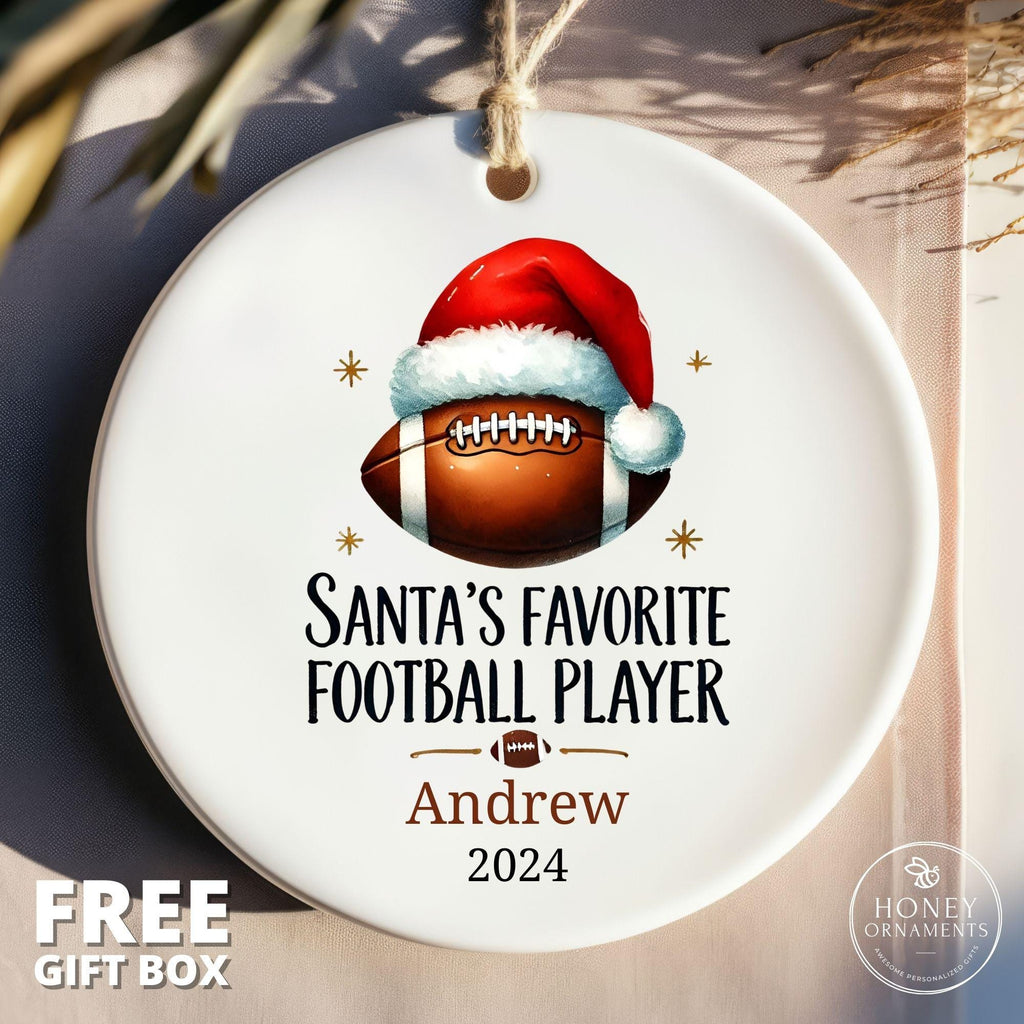 Personalized Football Ornament