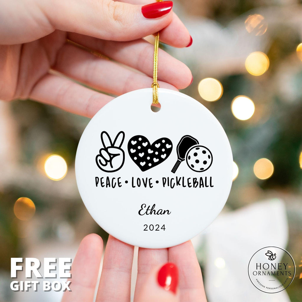 Pickle Ball Ornament - Custom Pickleball Decor - photo 3