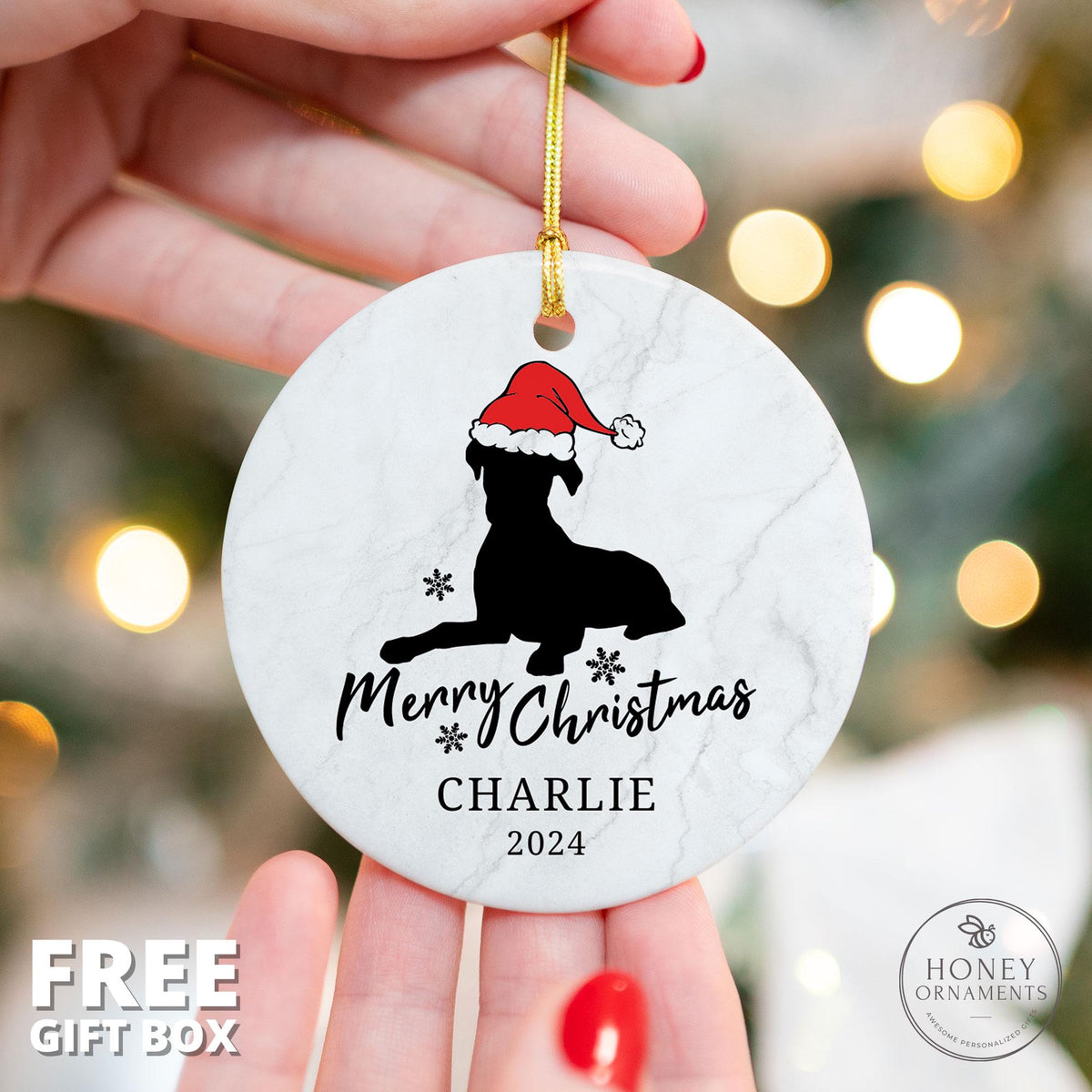Boxer Ornament, Boxer Christmas Gift, Boxer Gift, Boxer Mom Gift, Boxer Dad Gift, Boxer Owner Gift, Boxer Dog Ornament, Boxer Memorial Gift