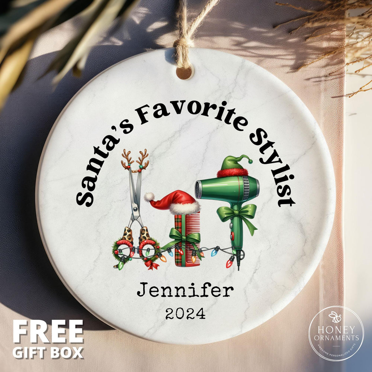 Hairstylist Ornament - Hairdresser Gift