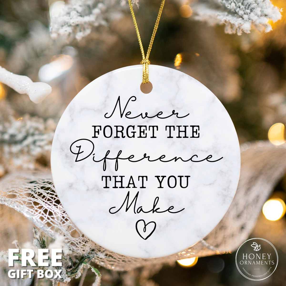 Thank You Ornament - Coworker Appreciation Gift - photo 8
