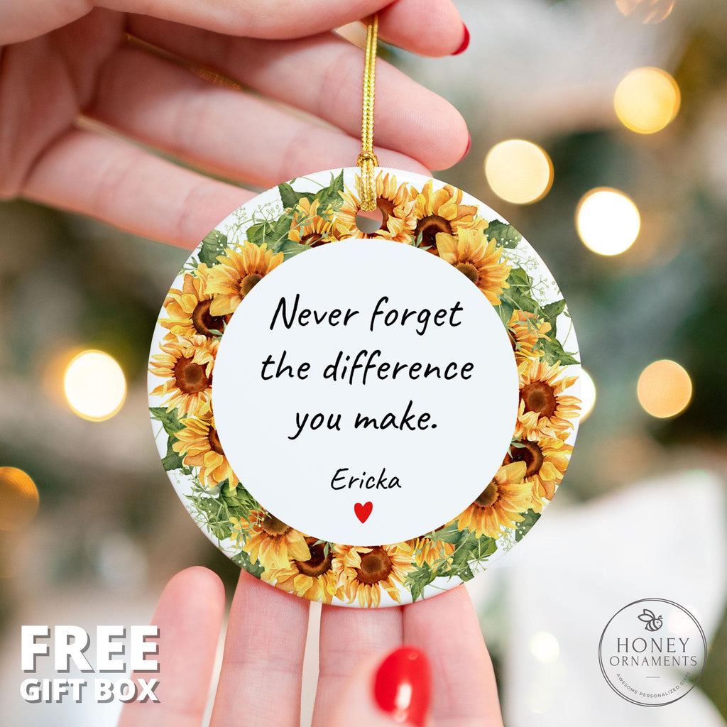 Personalized Thank You Ornament - photo 3