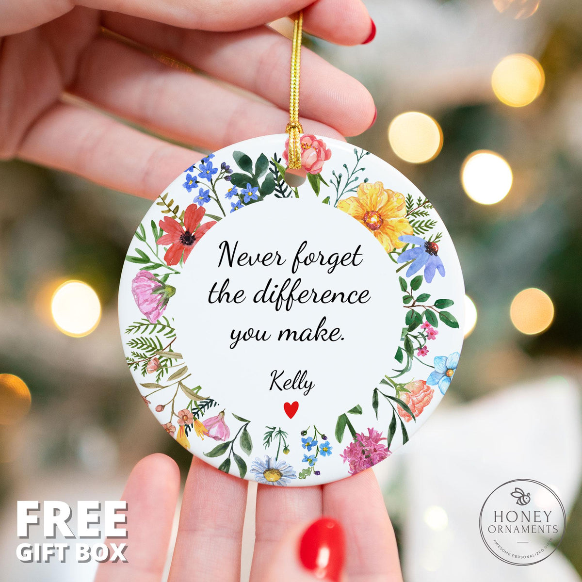 Thank You Gift - Thank You Christmas Ornament for Mentor - photo 6
