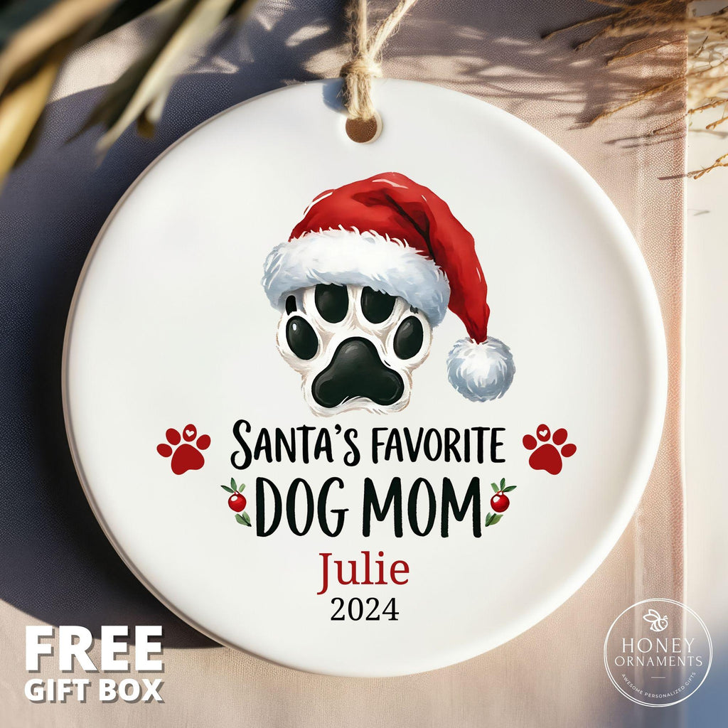 Santa's Favorite Dog Mom - Dog Mom Gift