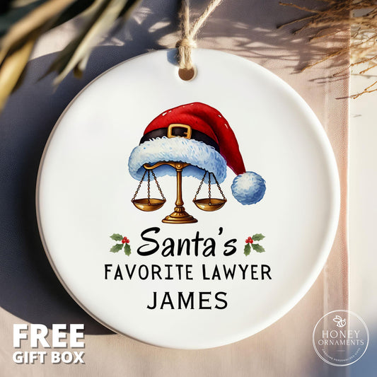 Lawyer Gift, Law Student Gift, New Lawyer Gift, Gift for Lawyer, Attorney Gift, Future Lawyer Gift, Law School Gift, Santa's Favorite Lawyer