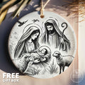 Nativity Scene Christmas Ornament