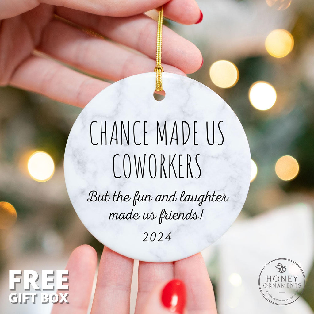 Chance Made Us Coworkers Ornament - photo 2