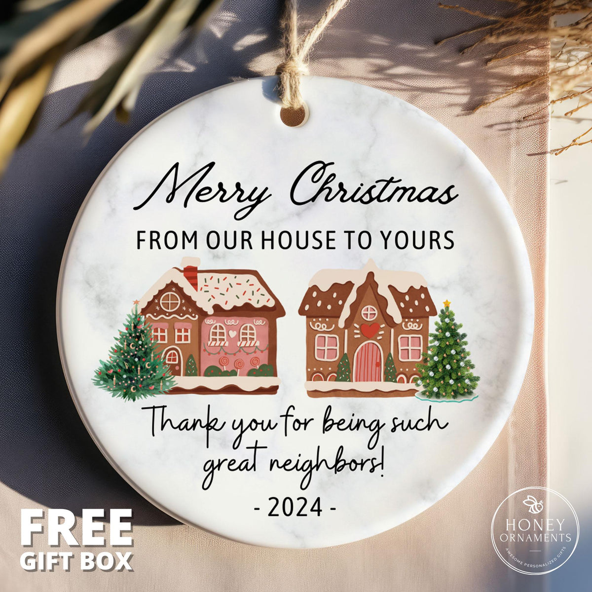 Neighbor Christmas Ornament - Christmas Gift for Neighbor - photo 7