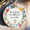Thank You Ornament - Thank You Christmas Gift for Teacher