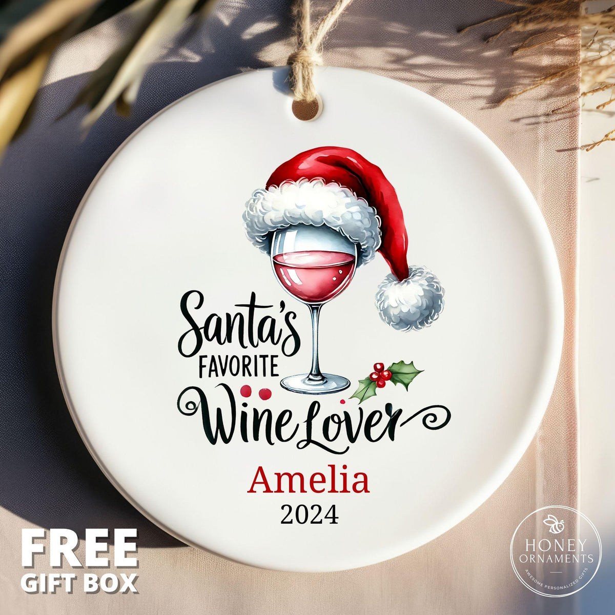 Santa's Favorite Wine Lover Gift for Her
