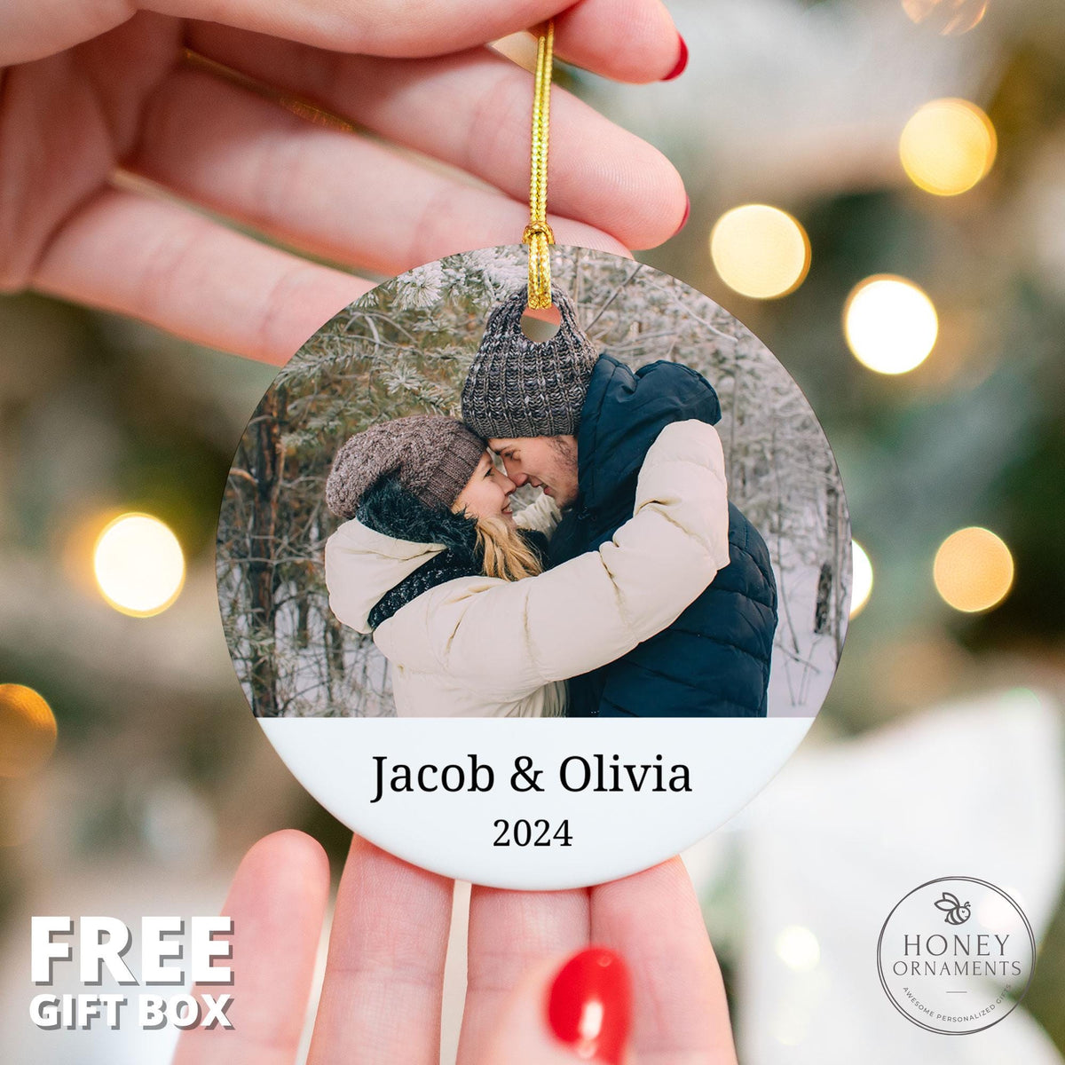 Family Picture Ornament Personalized Ornaments Christmas, Custom Photo Ornament, Unique Christmas Gift Ornament, Family Memorial Ornament