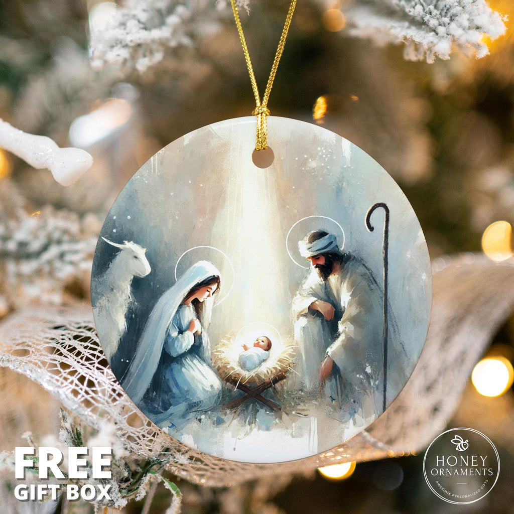 Nativity Scene Christmas Ornament - photo 3