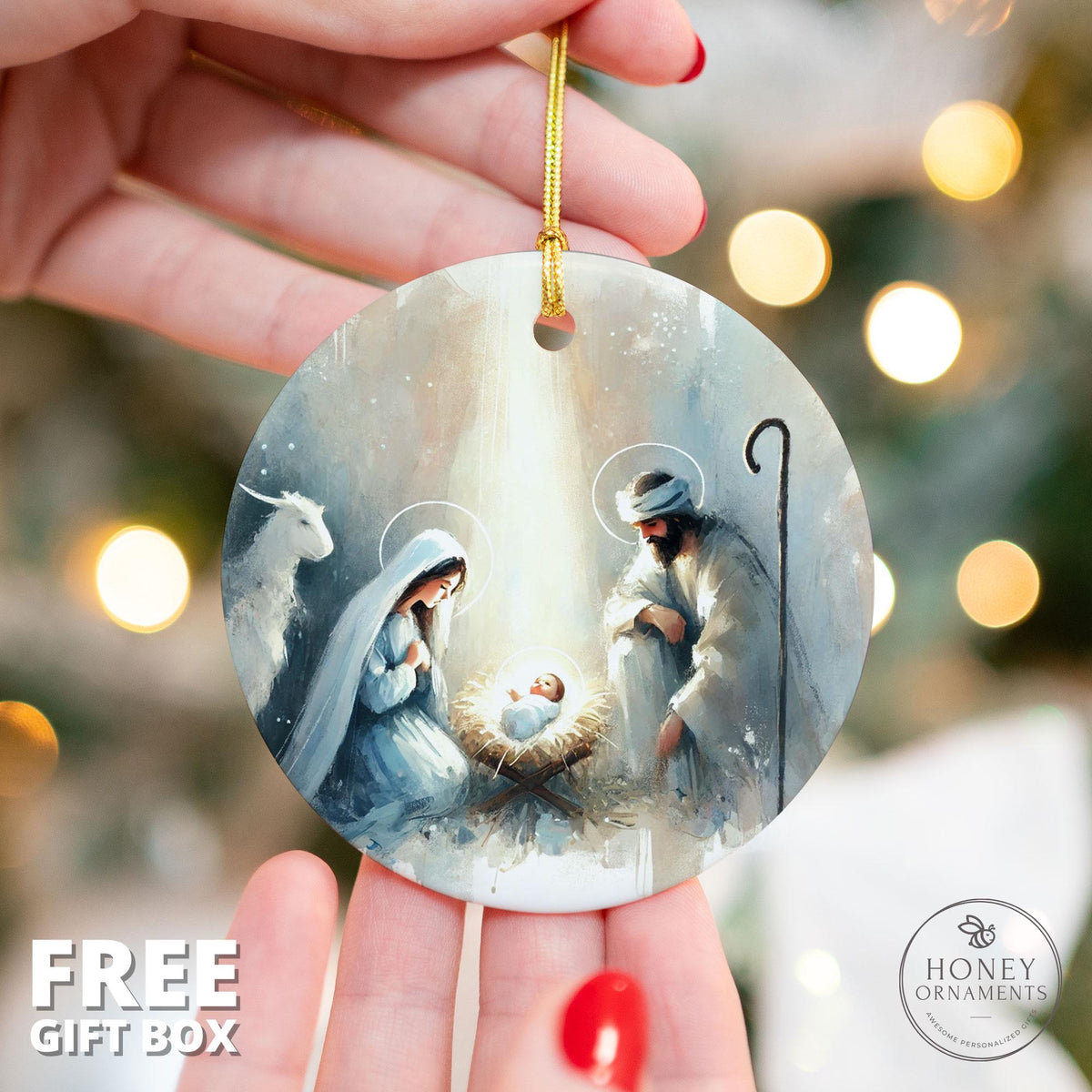 Nativity Scene Christmas Ornament - photo 2