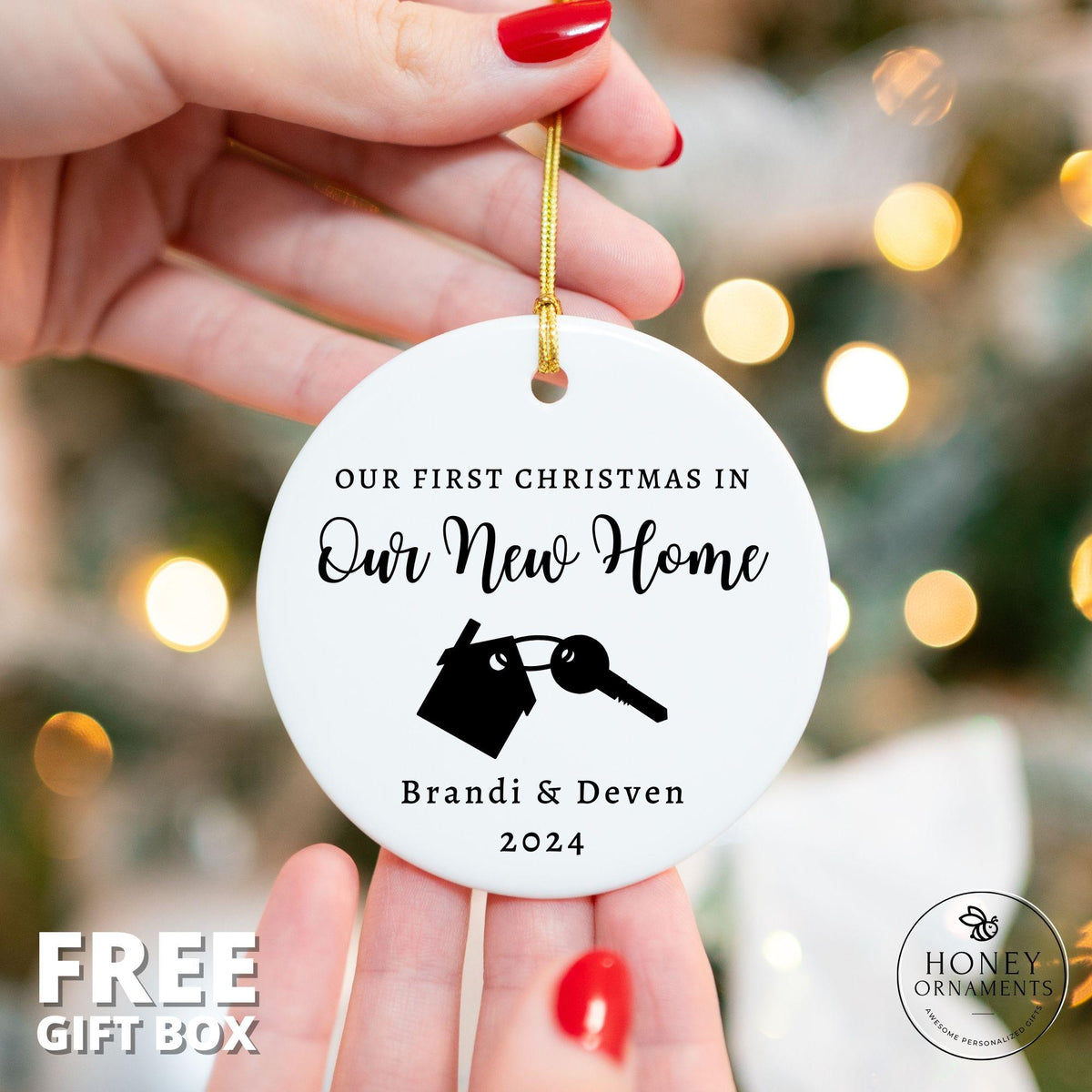 Our First Christmas in Our New Home Ornament | Personalized New Home Gift | Housewarming Ornament | New House Keepsake | 2026 Ornament