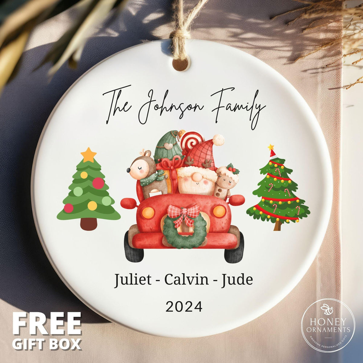 Personalized Family Christmas Ornament