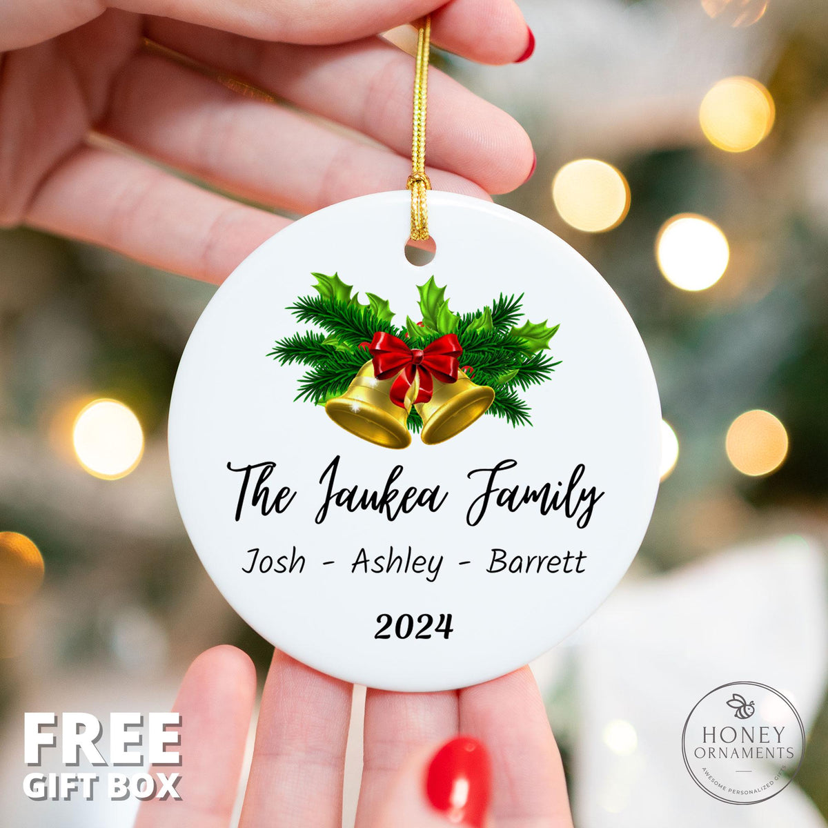 Personalized Family Christmas Ornament 2026 - photo 2