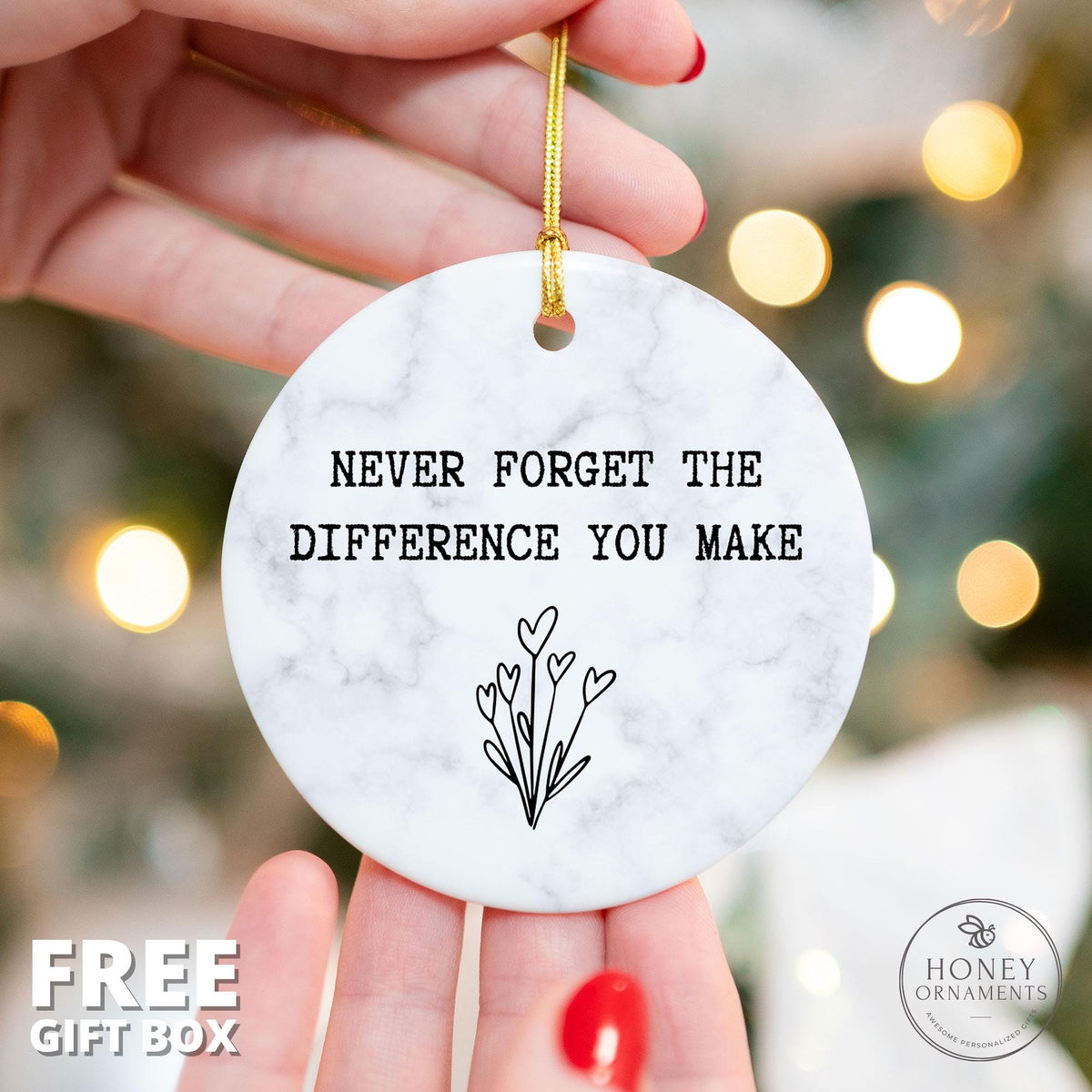 Thank You Gift Ornament - Appreciation Gift for Teachers - photo 2