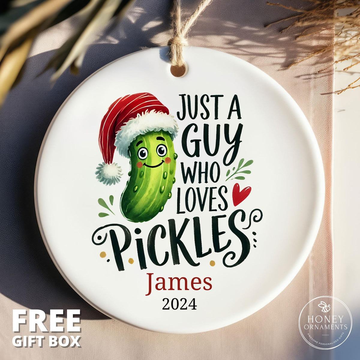 Personalized Pickle Ornament - photo 4