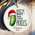 Personalized Pickle Ornament