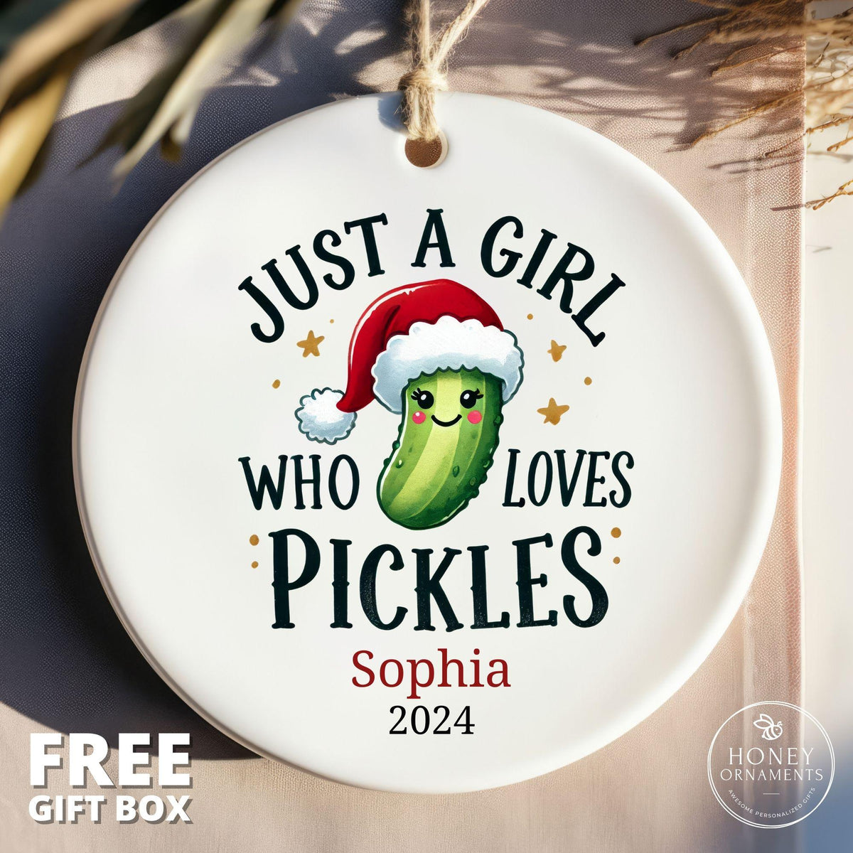 Just a Girl Who Loves Pickles - Pickle Lover Gift for Her