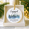 Engaged Ornament Custom Engagement Ornament with Names
