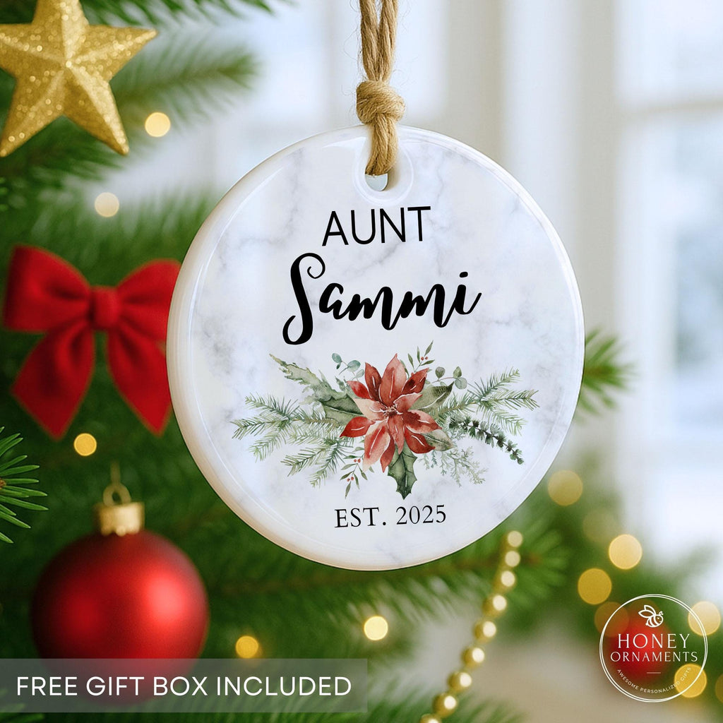 Personalized Aunt Ornament 2026 - photo 3