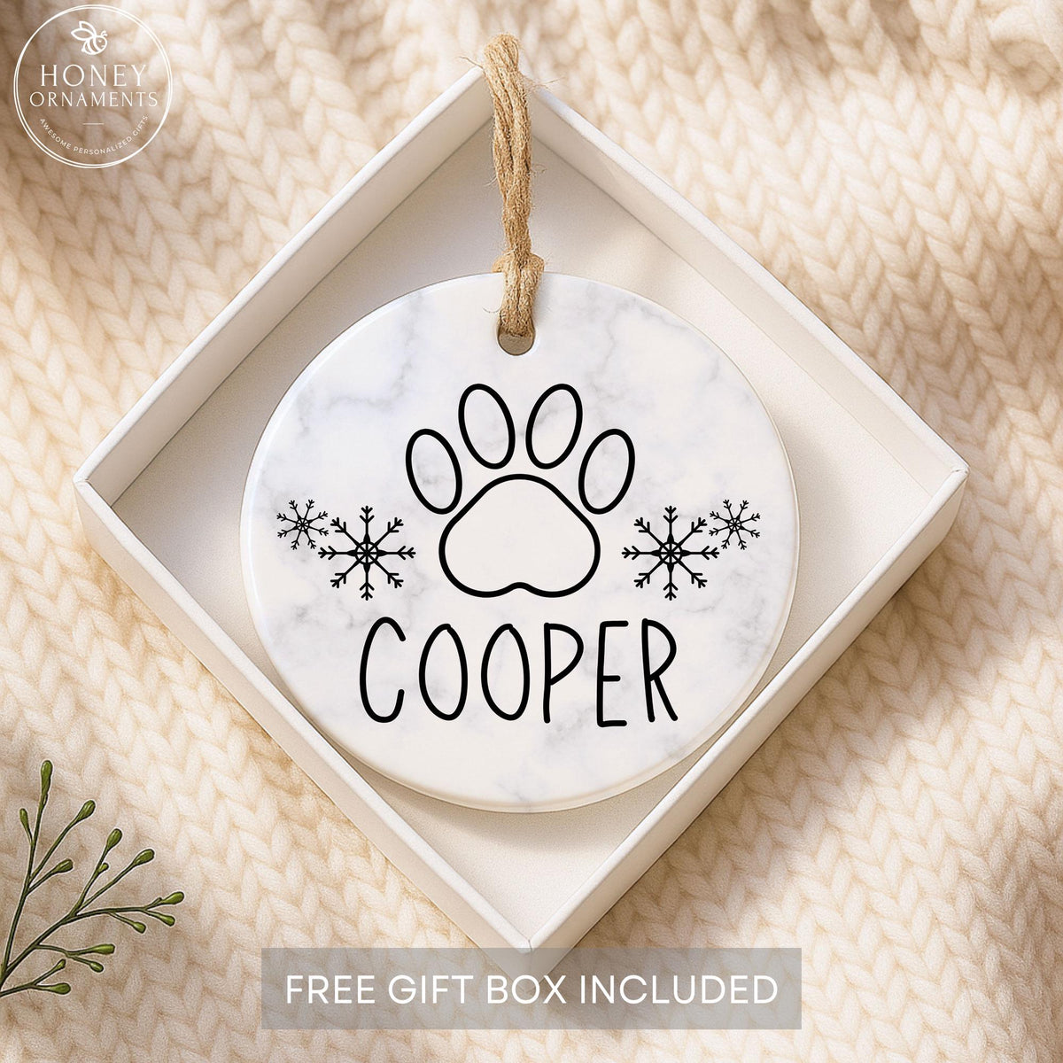 Personalized Dog Christmas Ornament 2026