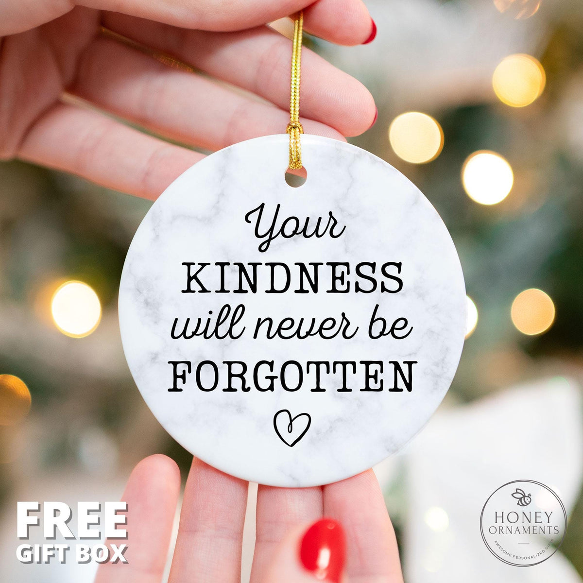 Thank You Gift for Coworker Friendship Ornament - photo 2