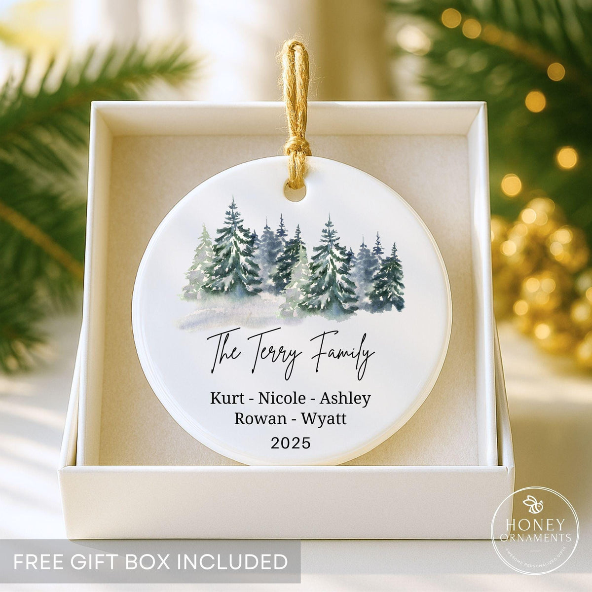 Personalized Family Ornament 2026 Custom Christmas Ornament - photo 3