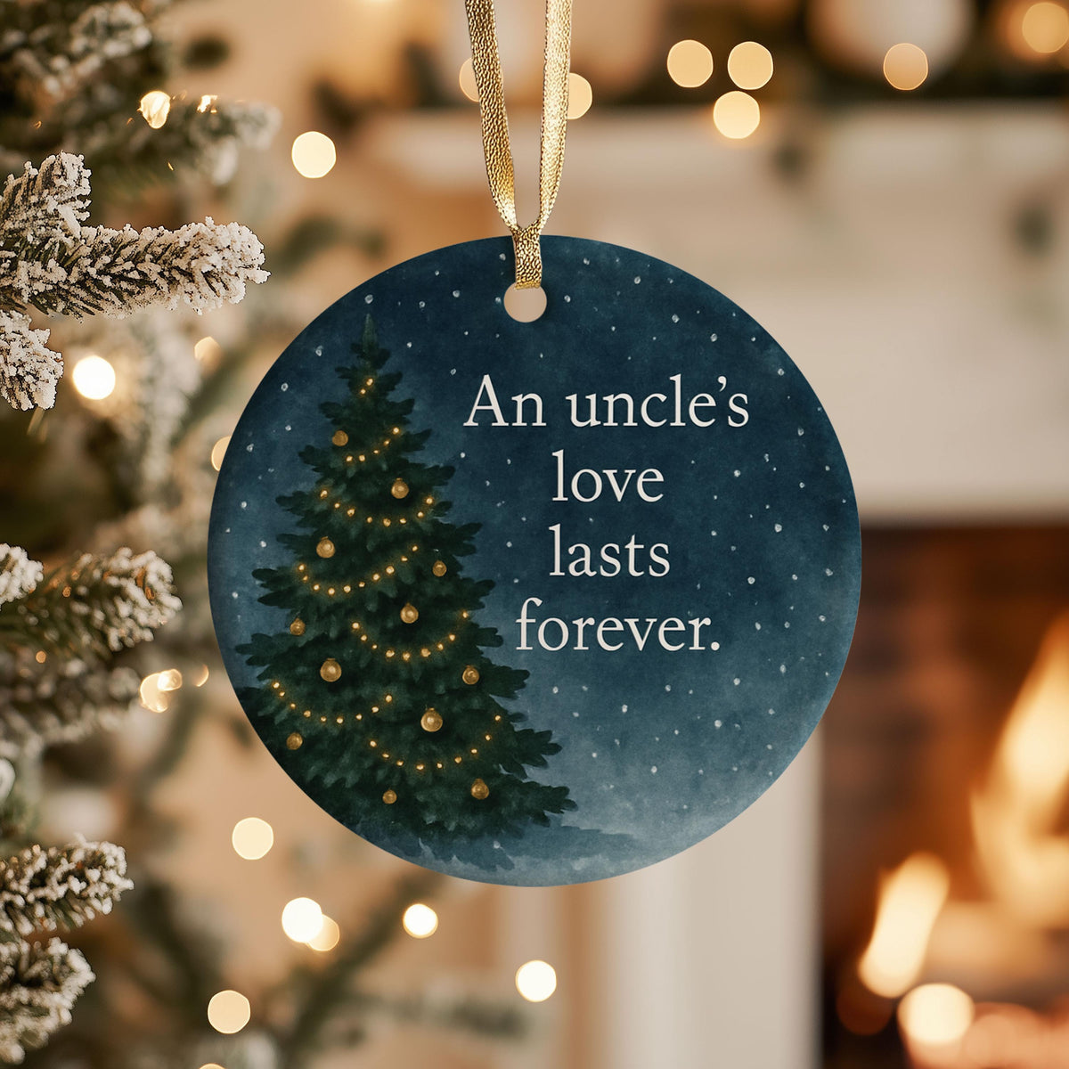 Uncle Christmas Ornament – Holiday Gift for Uncle with