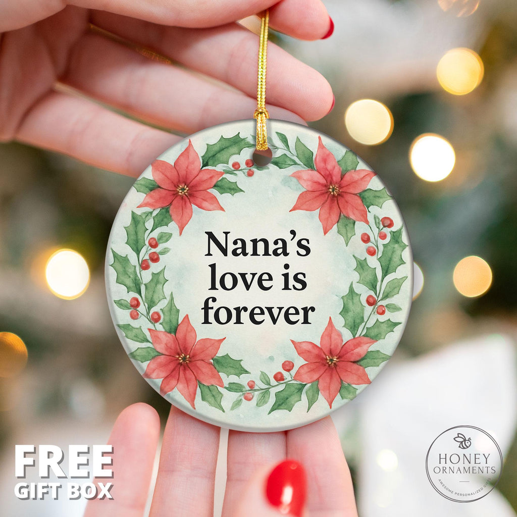 Nana Christmas Ornament – Holiday Gift with Quote Nana’s - photo 2