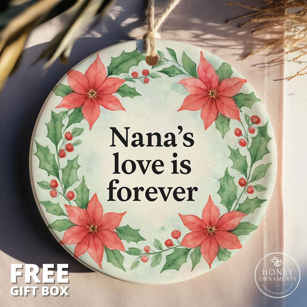Nana Christmas Ornament – Holiday Gift with Quote Nana’s - photo 3