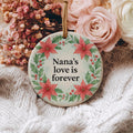 Nana Christmas Ornament – Holiday Gift with Quote Nana’s